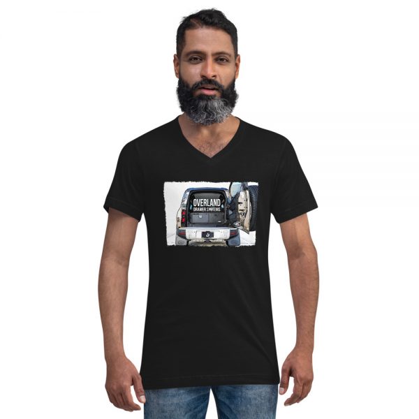 New Defender Drawer System Short Sleeve V-Neck T-Shirt - Image 2